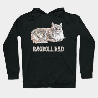 Ragdoll Dad Father's Day Gift Hoodie